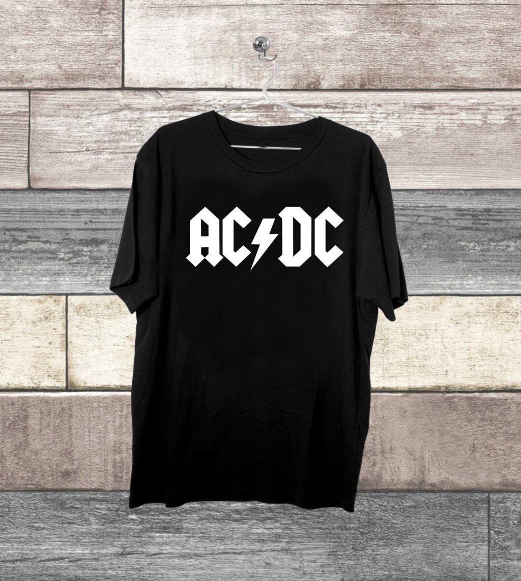 Acdc T-Shirt White Logo – Metal & Rock T-shirts and Accessories