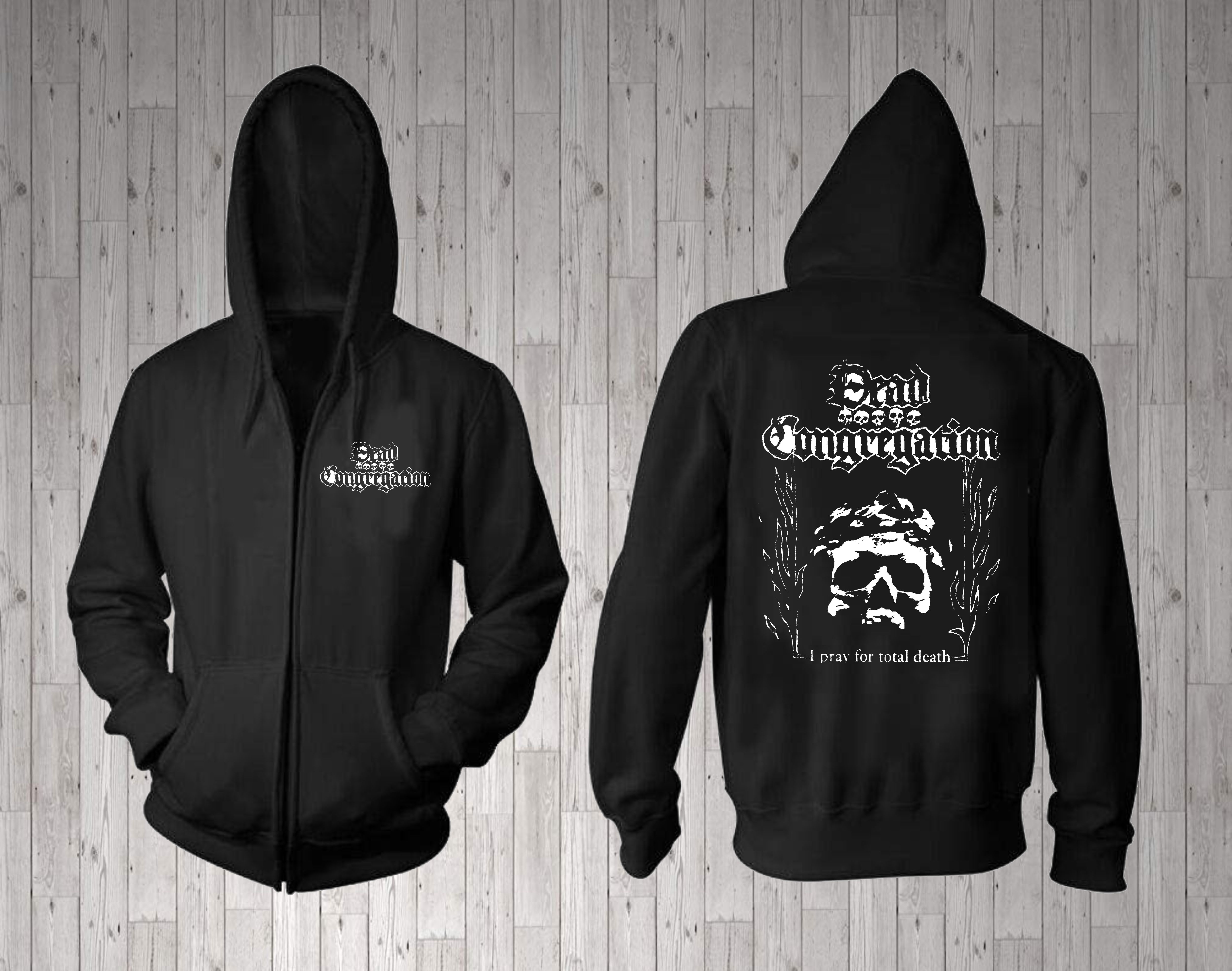 Dead Congregation I Pray For Total Death Hoodie – Metal & Rock T-shirts ...