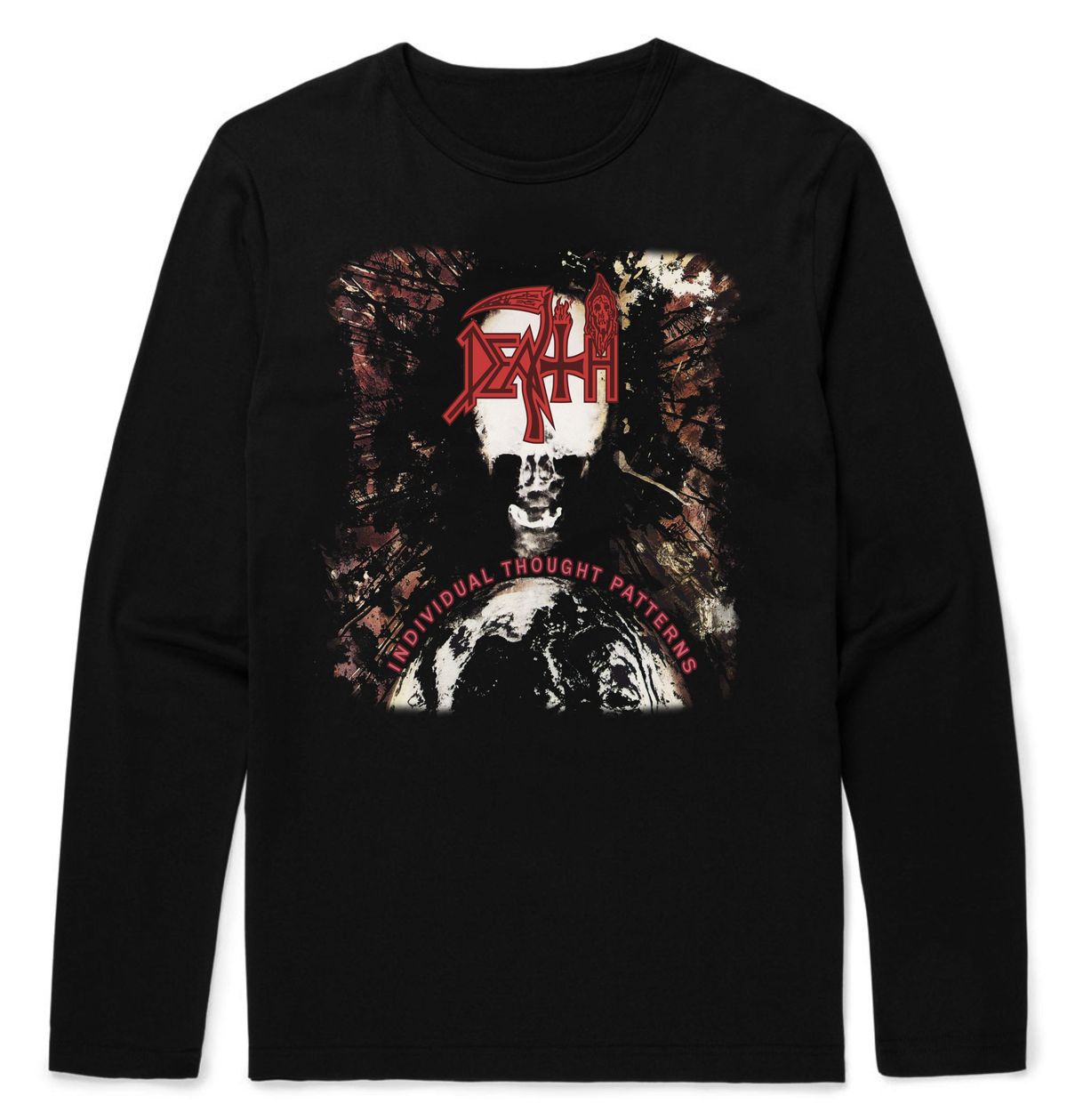 Death Individual Tought Patterns Longsleeve T-Shirt – Metal & Rock T ...