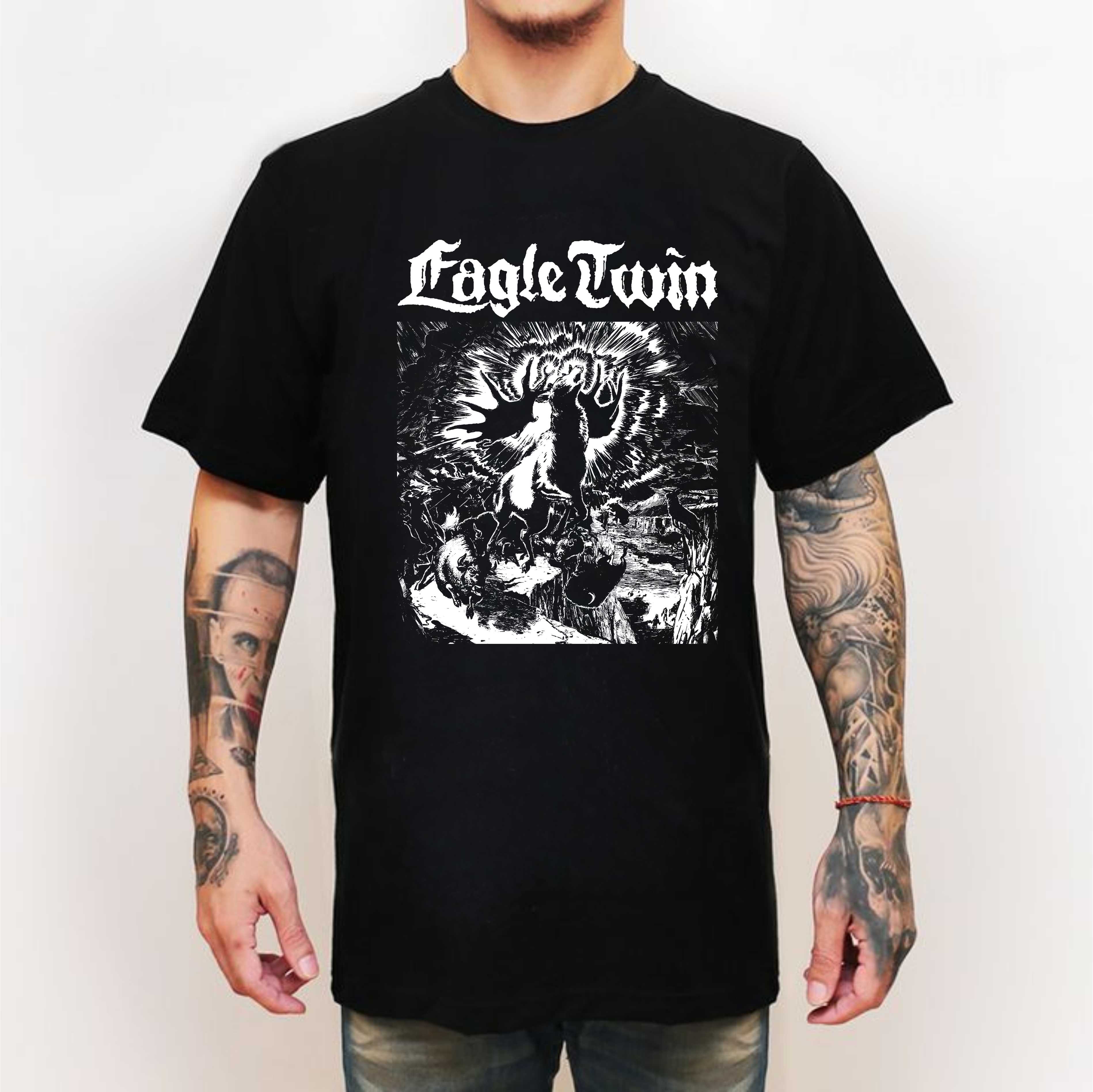 Eagle Twin Black T-Shirt – Metal & Rock T-shirts and Accessories