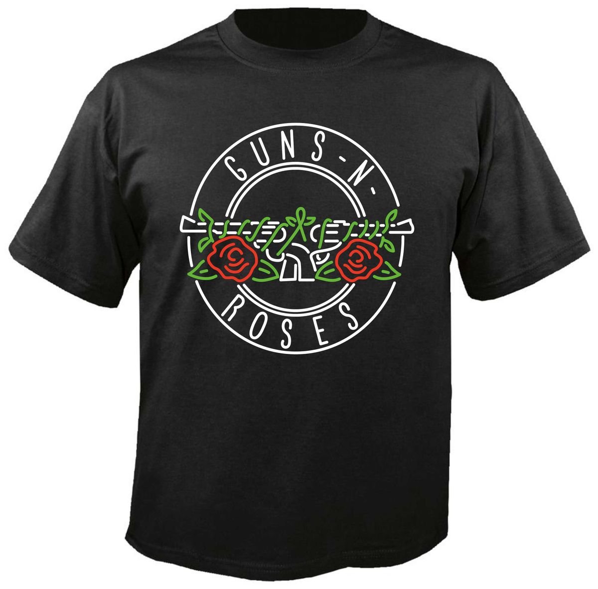 Guns N Roses Logo Black T-Shirt – Metal & Rock T-shirts and Accessories