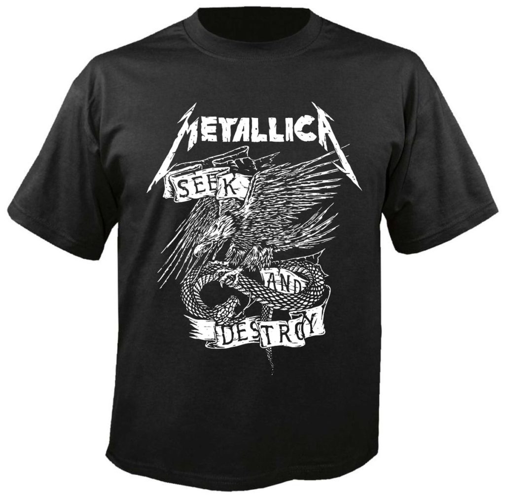 Metallica Seek And Destroy T-Shirt – Metal & Rock T-shirts and Accessories