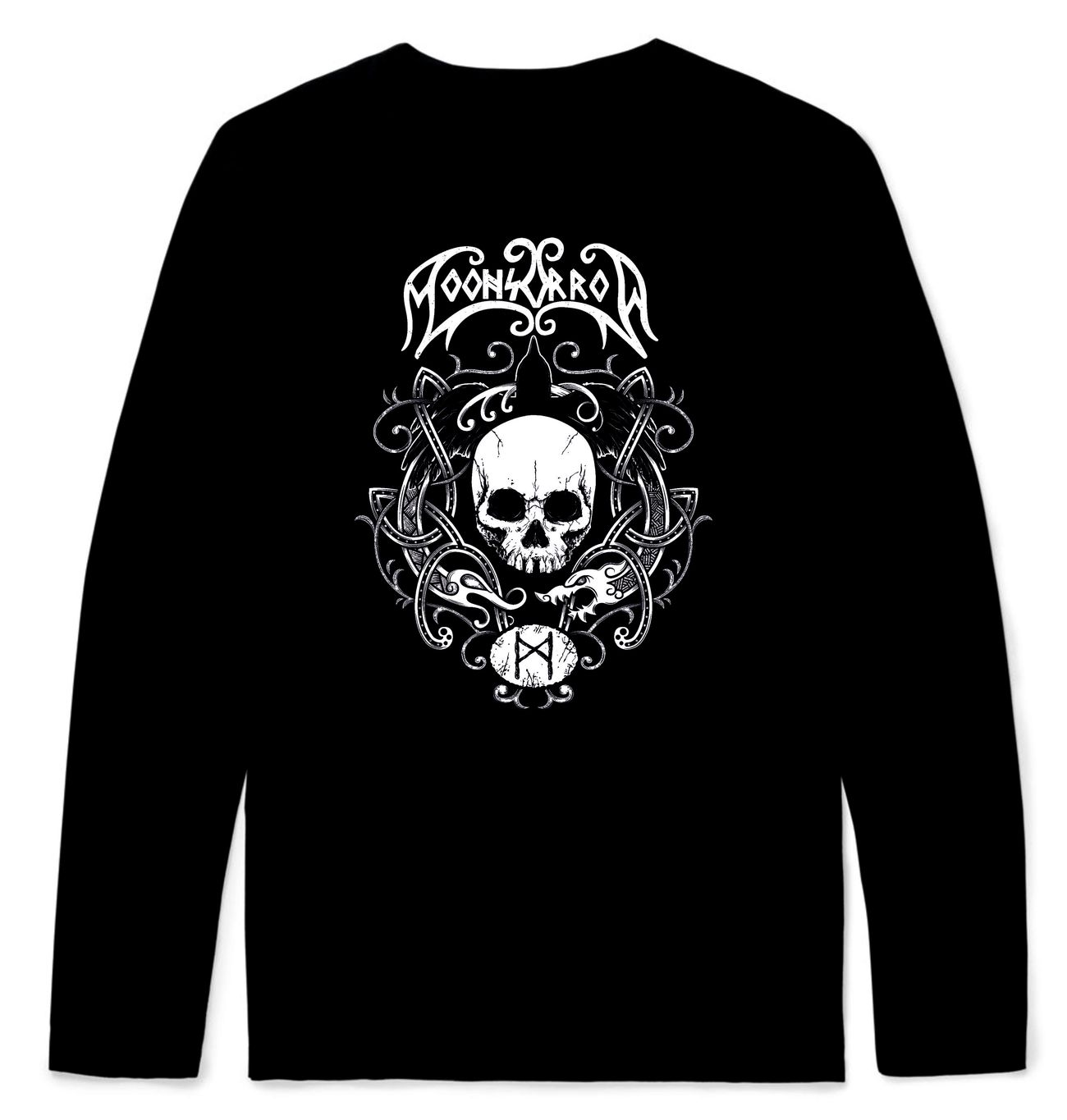 Moonsorrow Skull Rune Longsleeve T-Shirt – Metal & Rock T-shirts and ...