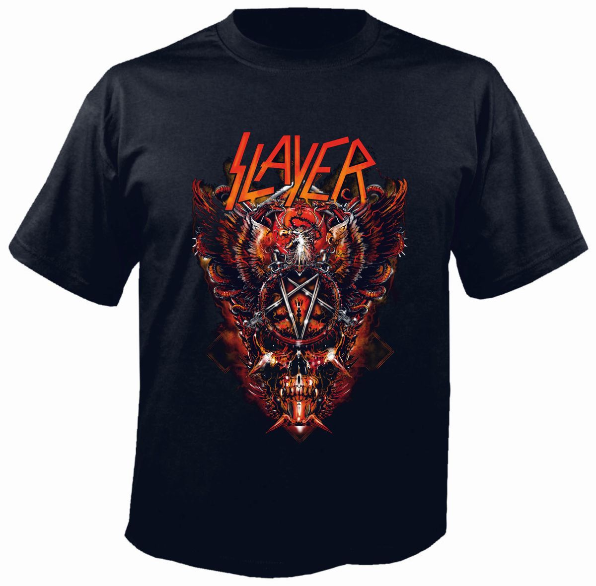 Slayer Band Black T-Shirt – Metal & Rock T-shirts and Accessories